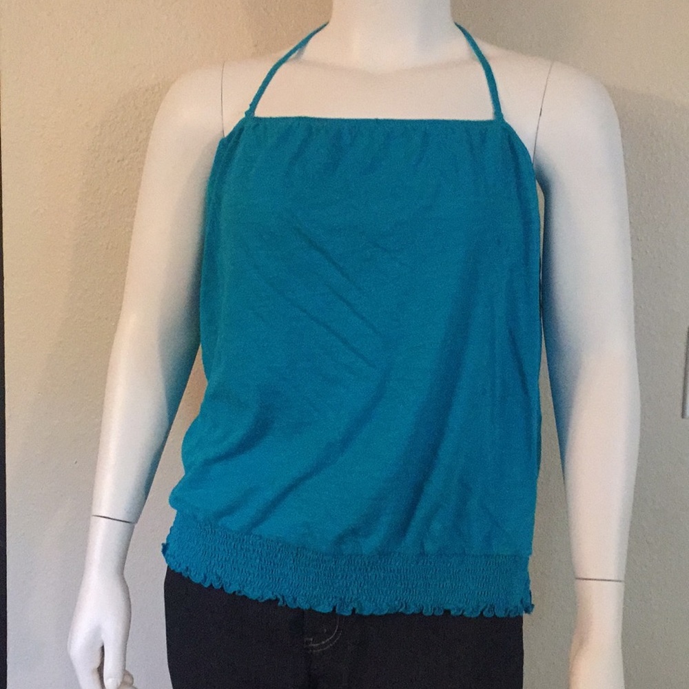 Blue variation Old Navy halter top